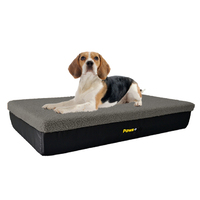 Medium Grey Premium Orthopedic Memory Foam Dog Bed