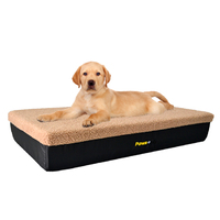 Small Brown Premium Orthopedic Memory Foam Dog Bed