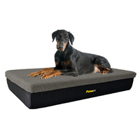 Extra Large Grey Premium Orthopedic Memory Foam Dog Bed